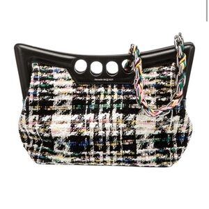 Alexander McQueen Colorful Tweed Bag
